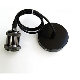 Dây đuôi đèn thả trần E27 dài 1m màu vàng đồng