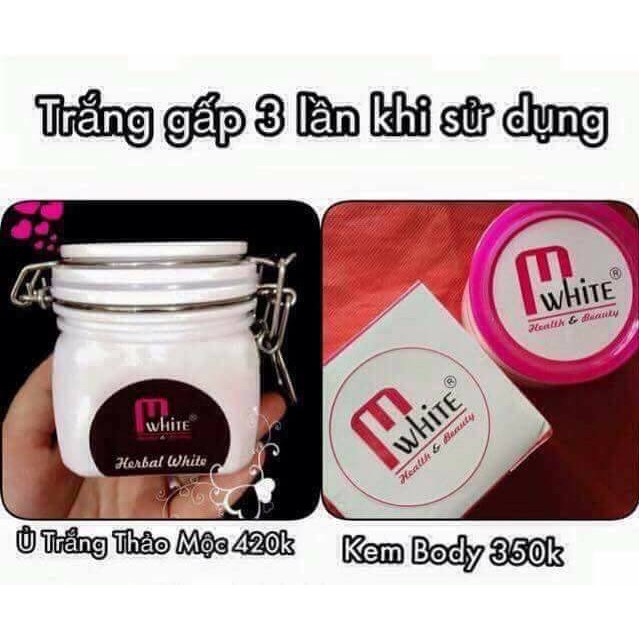 Ủ TRẮNG THẢO MỘC M'WHITE | BigBuy360 - bigbuy360.vn