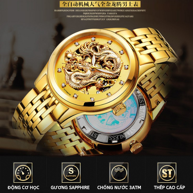 Đồng Hồ Nam Lên Cót Cổ Điển Dây Thép NAR A18028 Chính Hãng 2019 NEW Bảo Hành 12 Tháng Top Brand Luxury | BigBuy360 - bigbuy360.vn