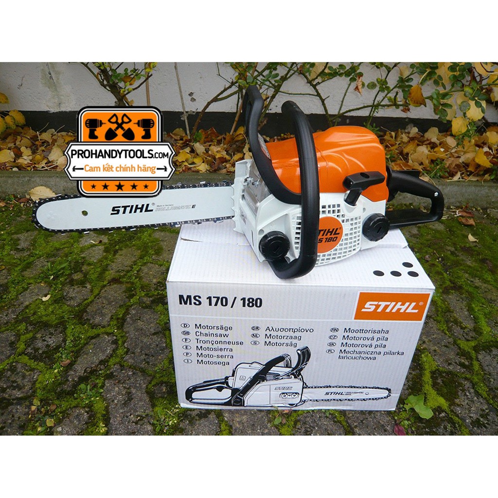 Máy Cưa Xích MS180 STIHL Đồng Bộ Lam Xích 18in - CHÍNH HÃNG