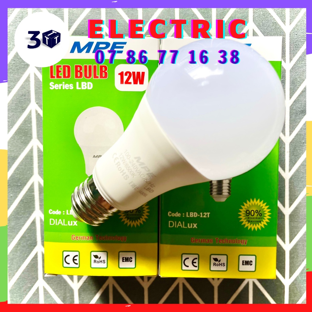 Led búp 5w 7w 9w 12w 15w Chính hãng Siêu sáng, siêu tiết kiệm