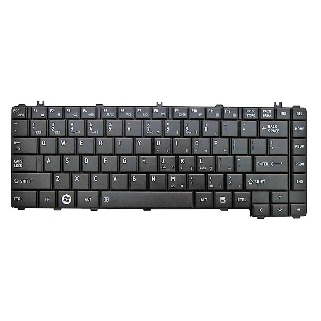 Bàn Phím Thay Thế Cho Laptop Toshiba Satellite L600, L630, L640, L645, L730, L735, L740, L745. C600, C640 Keyboard