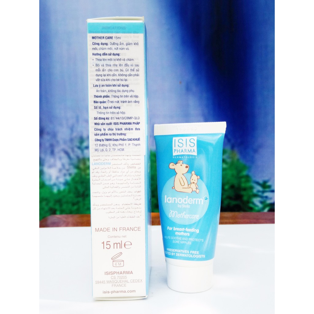 [TEM CTY] ISIS Pharma Mother Care 15mL - Kem dưỡng hỗ trợ giảm chàm môi, nứt núm vú