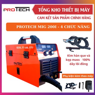Máy hàn protech mig mini 200i 4 chức năng mig mag lift tig mma hàn sắt nhôm inox
