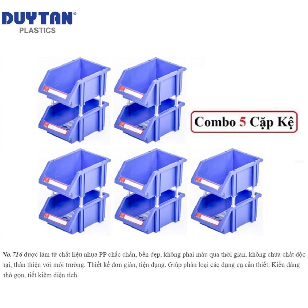 COMBO 5 CẶP KỆ DỤNG CỤ LOẠI TRUNG (15 x 25 x 11 cm) CHẤT LIỆU NHỰA PP BỀN ĐẸP KHÔNG ĐỘC HẠI .GIÚP PHÂN LOẠI CÁC DỤNG CỤ