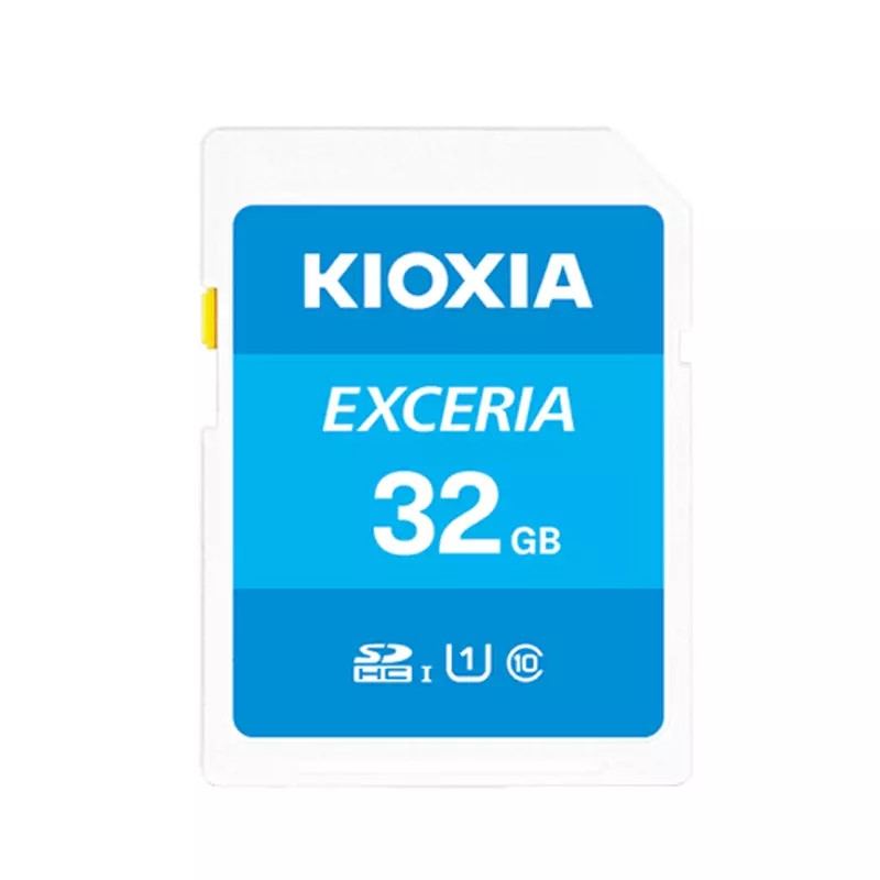 Thẻ nhớ Máy Ảnh SDHC Kioxia Exceria 128 / 256GB UHS-I U1 100MB/s (Xanh) - Formerly Toshiba Memory