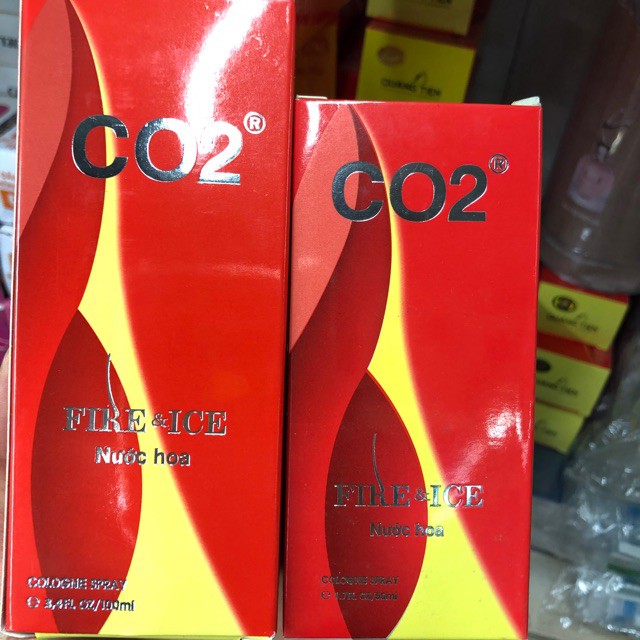 Nước hoa Nữ CO2 Fire & Ice Cologne Spray, hương hoa cỏ Phương Đông, lưu hương từ 4 - 6 giờ