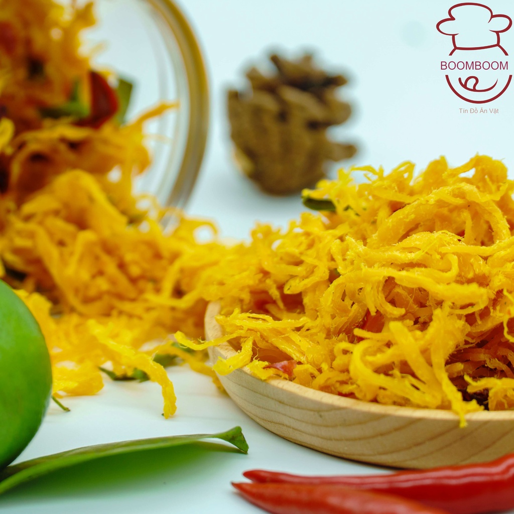 Khô gà lá chanh xé cay 280g,BoomBoom đồ ăn vặt Hà Nội | BigBuy360 - bigbuy360.vn