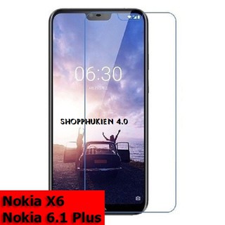 Kính cường lực Trong Suốt Cho Nokia X6 - Nokia 6.1 Plus Siêu Mượt Mà
