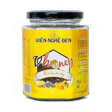 Hủ 50gr Viên Nghệ Đen Mật Ong Vhoney