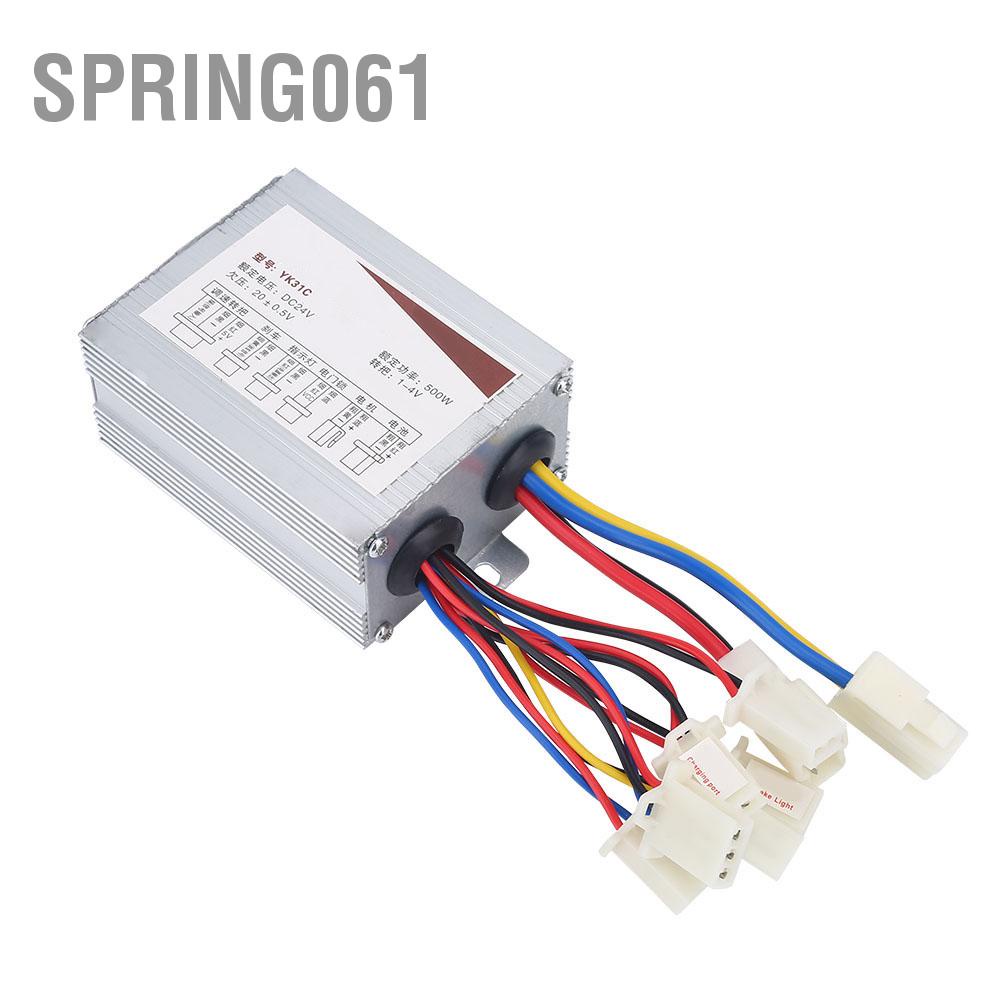 Spring061 Hộp điều khiển chải động cơ 24V 500W cho xe đạp điện Xe