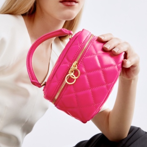 Túi Đeo Chéo Nhỏ Gọn Họa Tiết Hình Thoi Độc Đáo Cho Nữ 80781893