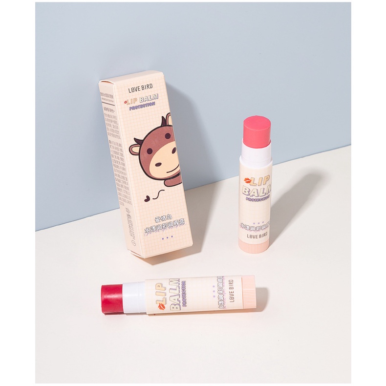 [Hàng mới về] Son dưỡng môi giữ ẩm chống nếp nhăn chăm sóc da môi hiệu quả chất lượng cao Love bird | BigBuy360 - bigbuy360.vn