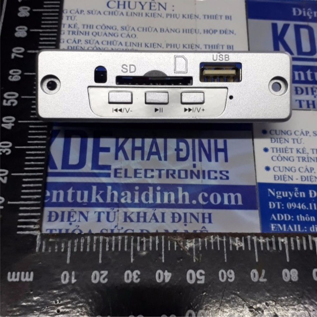 Module Giải Mã MP3, SD, USB OUT: 2x3W + REMOTE (LÀM MÁY NGHE NHẠC) D4A4 kde4331