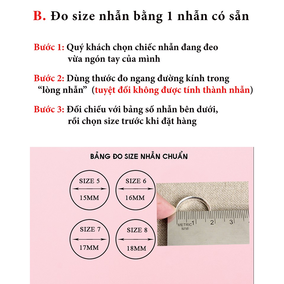 [RẺ VÔ ĐỊCH] Nhẫn nữ mạ vàng 18k Gadoshop VN02101903 - đeo đi đám cưới vô cùng quý phái