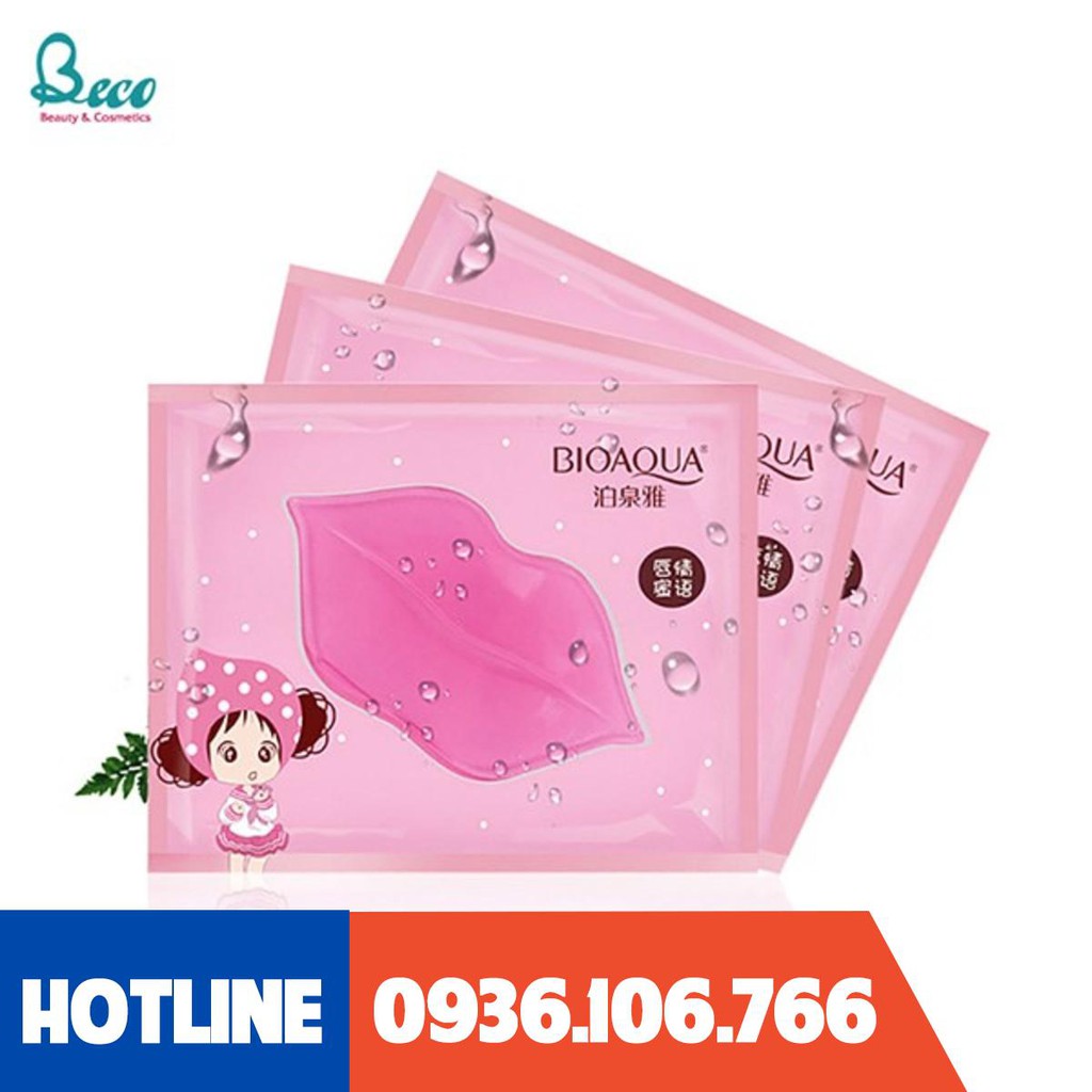 [Mỹ Phẩm Xách Tay]  Mặt Nạ Dưỡng Môi Bioaqua Hàng Nội Địa Trung Quốc  - Phụ Nữ Làm Đẹp