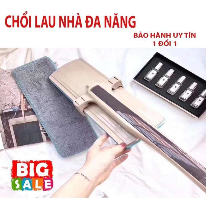 Chổi lau nhà làm sạch đầu xoay,Cây Lau Nhà Tự Vắt  Xoay 360 Độ