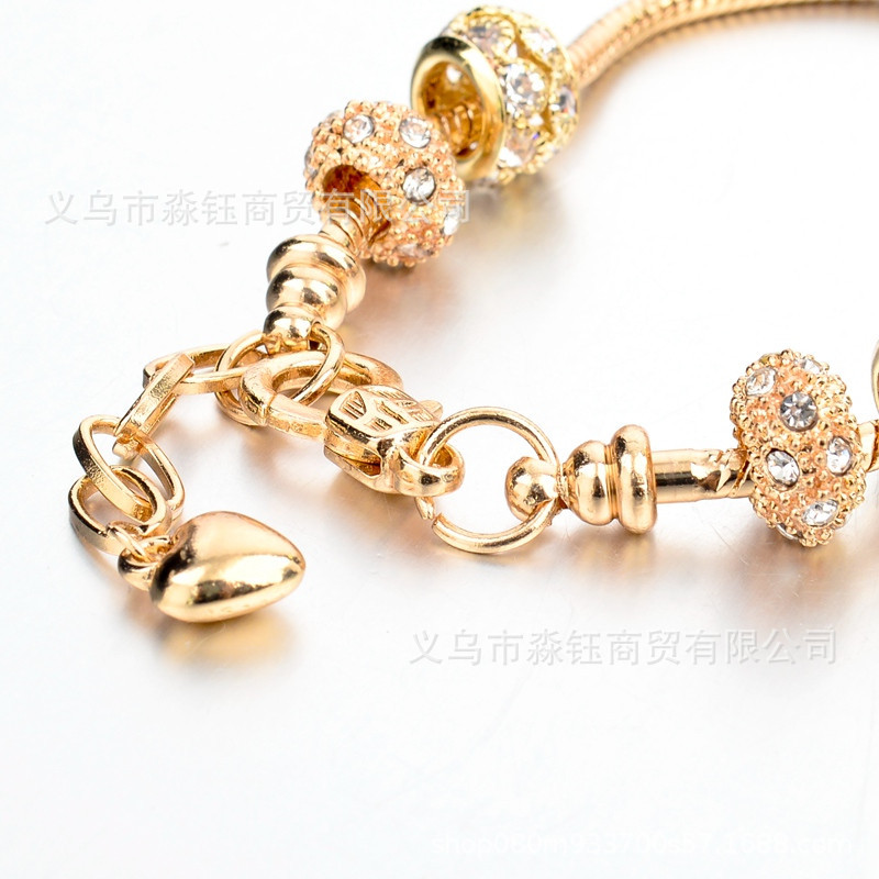 Vòng Tay Pandora Đính Đá Kim Cương Nhiều Màu KC Cá Tính | BigBuy360 - bigbuy360.vn