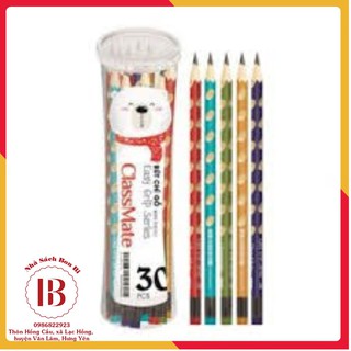 3 chiếc bút chì 2B, khoét lỗ định vị tay cầm, siêu mềm mướt Classmate PC-612/PC-642