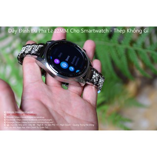 Dây Đính Đá Pha Lê 22MM Cho Smartwatch