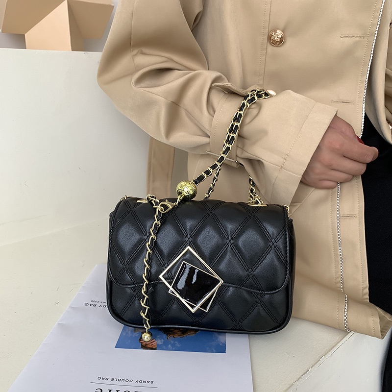 IELGY Túi Đeo Chéo Đính Kim Cương Giả Kiểu Cổ Điển Thời Trang Cho Nữ