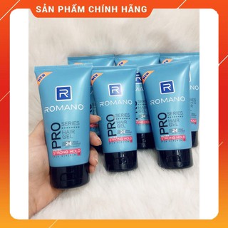 Gel tạo kiểu tóc siêu cứng Romano Pro Series Hair Gel