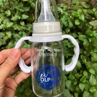 Bình sữa thuỷ tinh cao cấp Dolphin 120ml