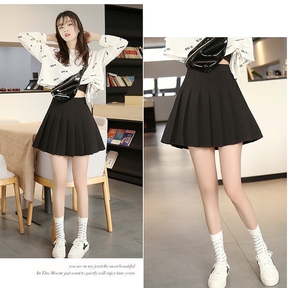 [Ảnh thật] Chân váy tennis ngắn xếp ly có lót trong phong cách hàn quốc siêu xinh xắn, chân váy xếp ly ulzzang đẹp | BigBuy360 - bigbuy360.vn