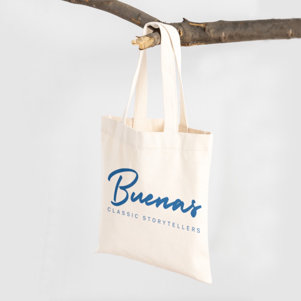Túi tote vải canvas đeo chéo hàn quốc Buenas đi học giá rẻ Buenas - BC01