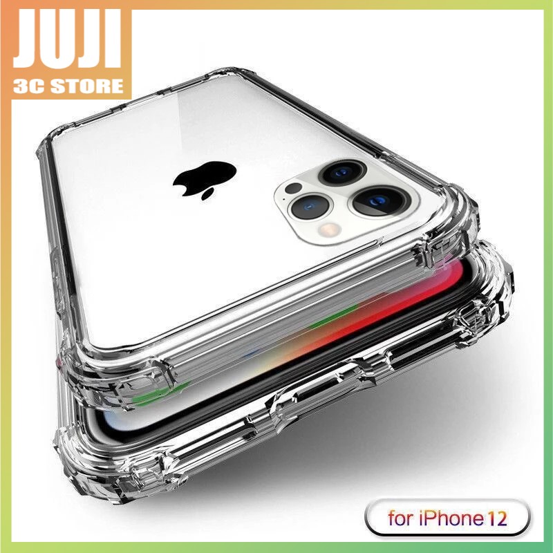 Ốp điện thoại silicon trong suốt chống sốc sang trọng cho iPhone 12 12 Pro 7 8 6 6S Plus X XS Max XR 11 12 PRO MAX