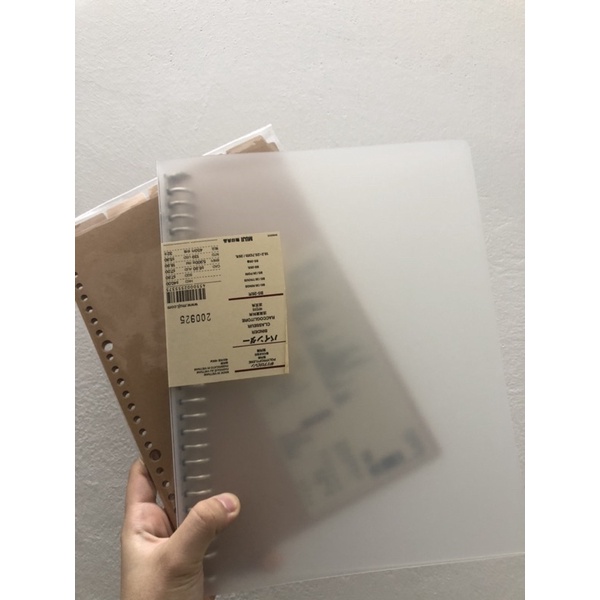 SỔ GHI CHÚ BÌA CÒNG NHẪN B5/ A5/ A4 26 LỖ MUJI