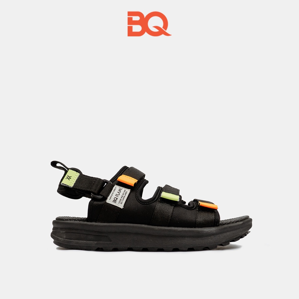Giày sandal đi học đế bằng 3 quai ngang SD BQ028