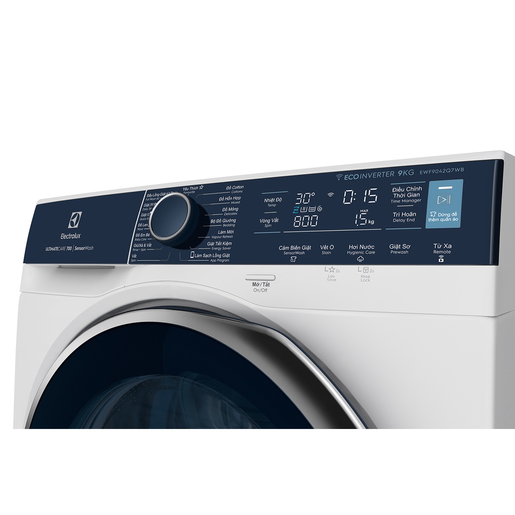 Máy giặt Electrolux Inverter 9 kg EWF9042Q7WB - EWF9042R7SB