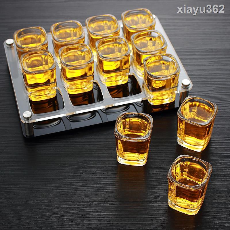 Bộ 12 Ly Thủy Tinh Uống Rượu Whiskey 1.4 Hao