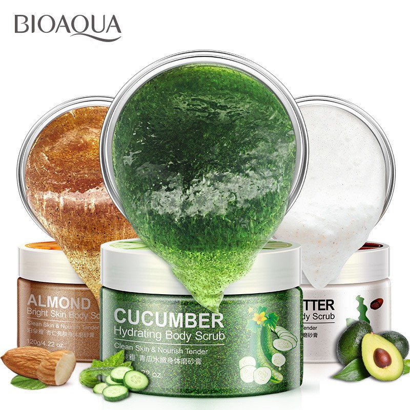 Tẩy da chết body dưỡng ẩm sáng da Bioaqua 120G Sena Beauty | WebRaoVat - webraovat.net.vn