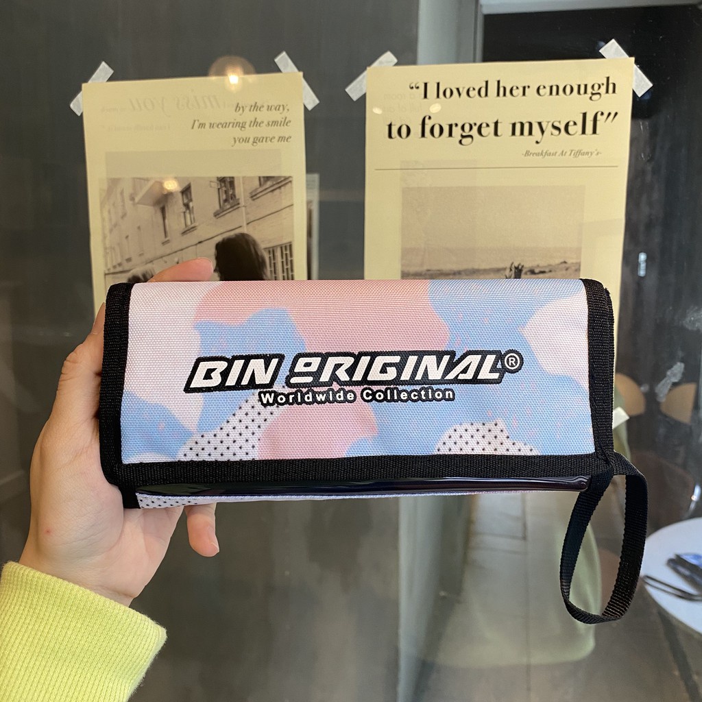 Ví wallet dài Bin original - Ví cầm tay local Nam nữ - Gin Store