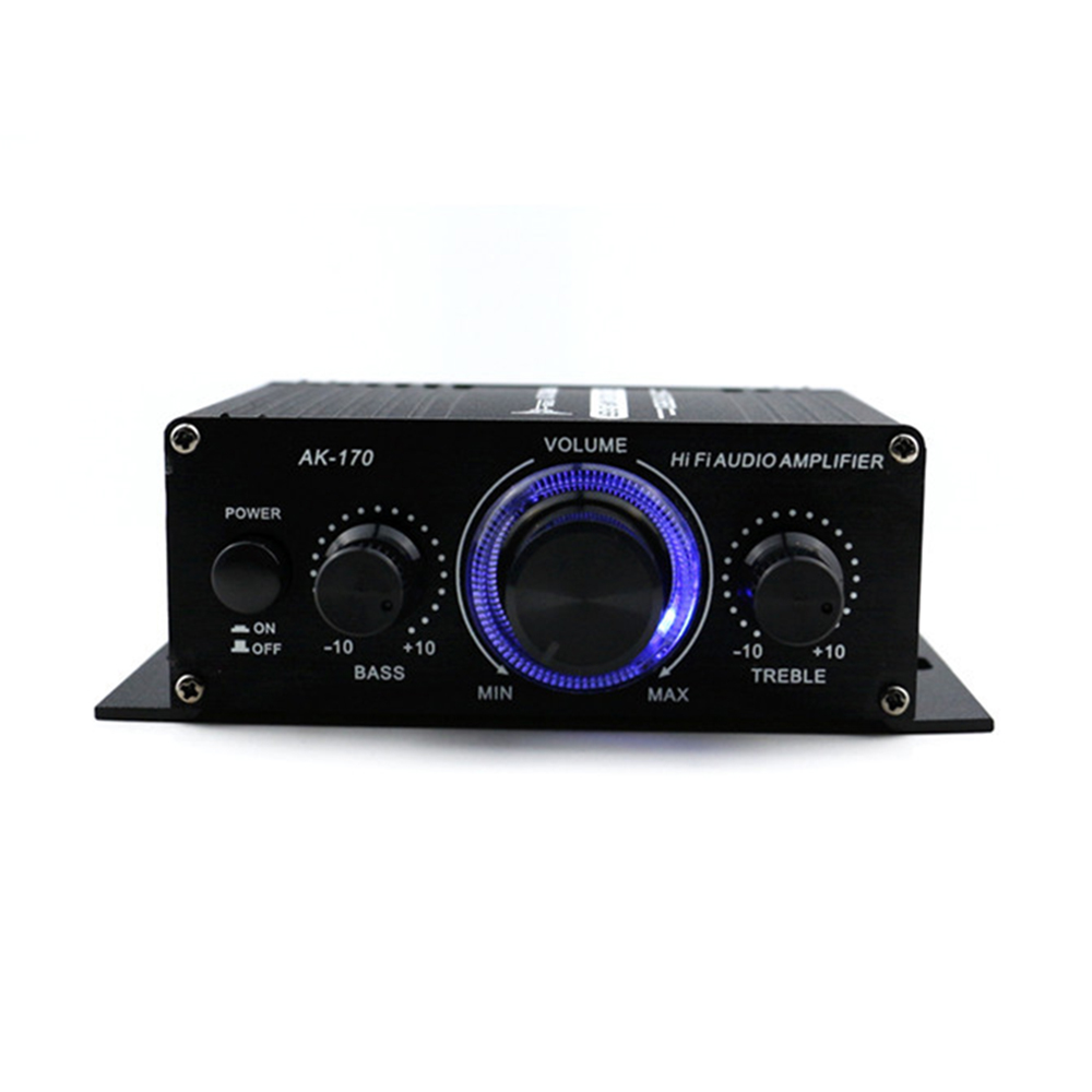 Hifi Ak170  Bộ Khuếch Đại Âm Thanh dùng cho ô tô gia đình và xe tải 20hz-20khz 400w Dc12V