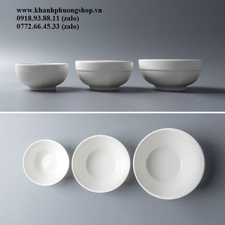 tô sứ trắng - tô sứ