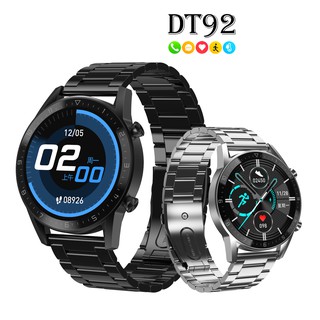 DT92 Smart Watch IP68 Waterproof Full Touch Screen Exercise Monitor Sports Fitness Smartwatches For IOS Android