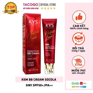 Kem nền bb cream che khuyết điểm kys chocolate 3in1 spf50/pa+++ 50g
