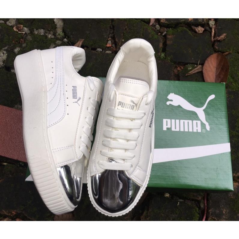 [Hot Trend]🔥𝐒𝐢ê𝐮 𝐑ẻ🔥 Giày Thể Thao Nữ puma mũi bạc bóng cao cấp