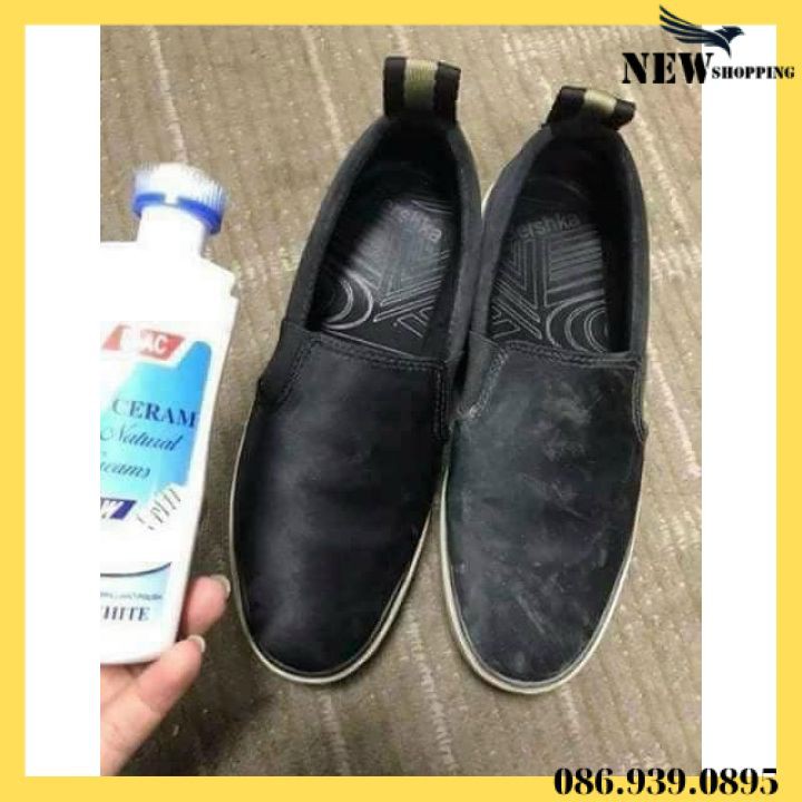 Nước Lau Giày, Lọ Đánh giầy, PLAC CREAM, có đầu chà, Túi Xách An Toàn