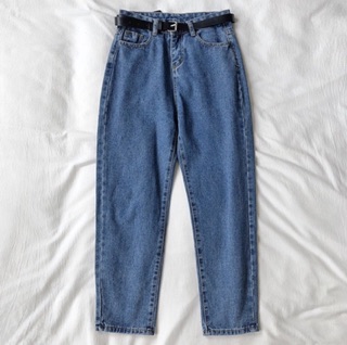 Quần basic baggy jeans