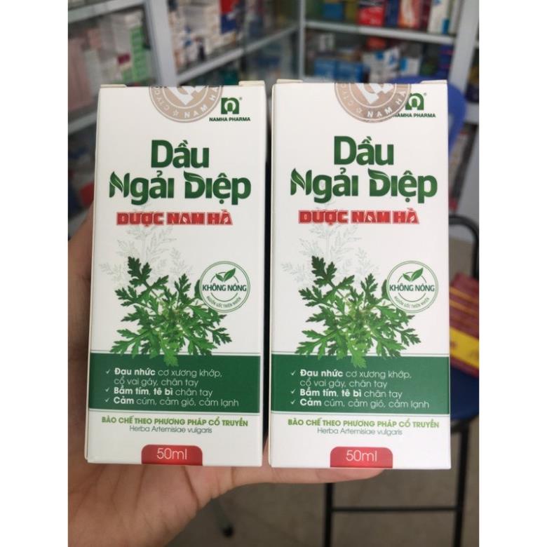 [GIÁ GỐC] Dầu Ngải Diệp Dược Nam Hà hỗ trợ làm giảm nỗi lo đau nhức dạng dầu thoa trên da hộp 50ml