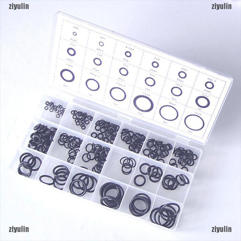 Set 225 Vòng Đệm Cao Su Hình Chữ O Cho Xe Hơi