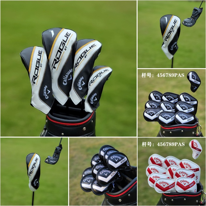 Callaway ROGUE Golf Club Cover Golf Wood Cover 1#3#5#UT Golf Driver Golf Hybrid Golf Fairway Gỗ Đóng