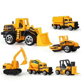 Coolplay Bộ 6 Xe Xây Dựng Đồ Chơi Thú Vị Cho Các Bé