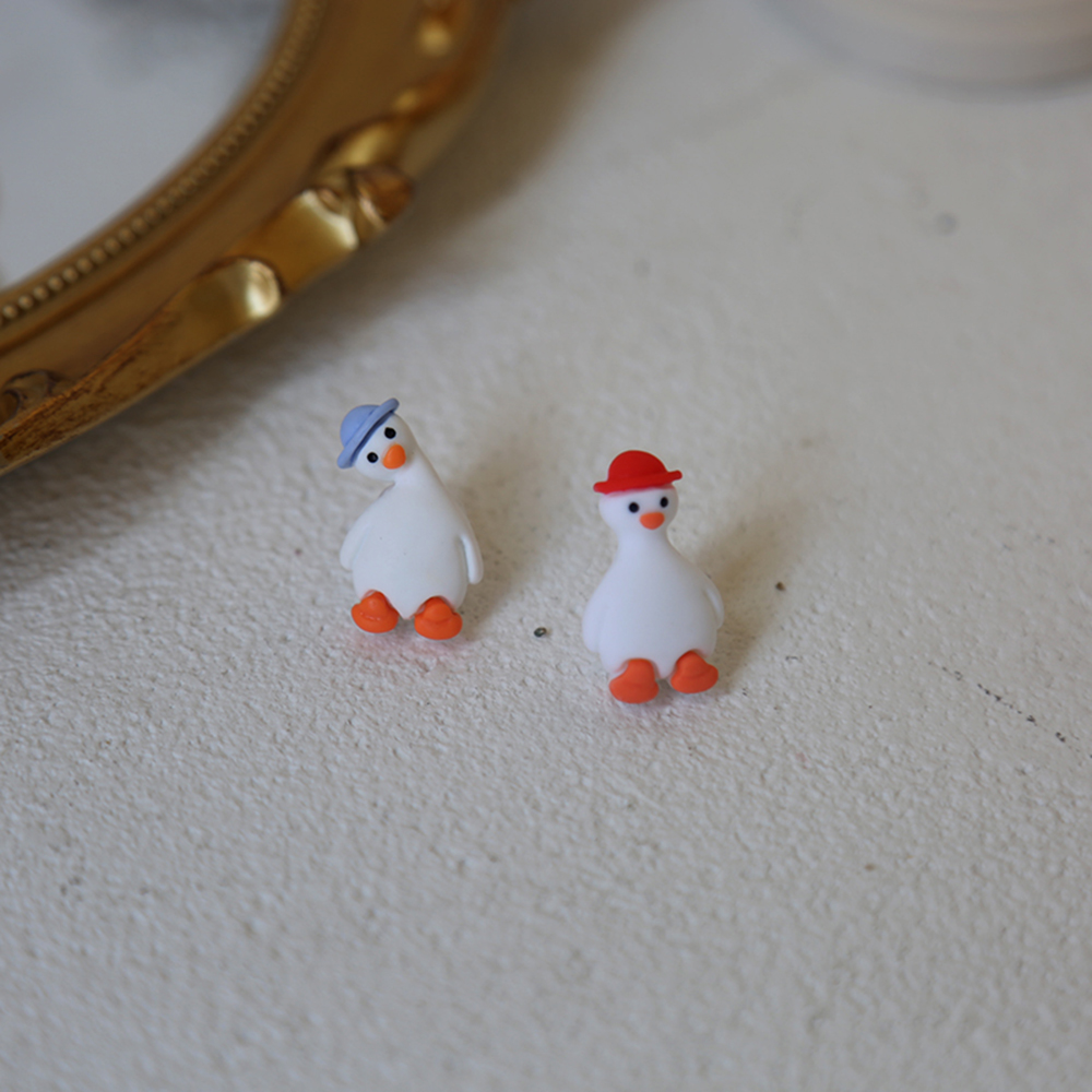 Bông Tai Hình Chú Vịt Ngộ Nghĩnh Đáng Yêu