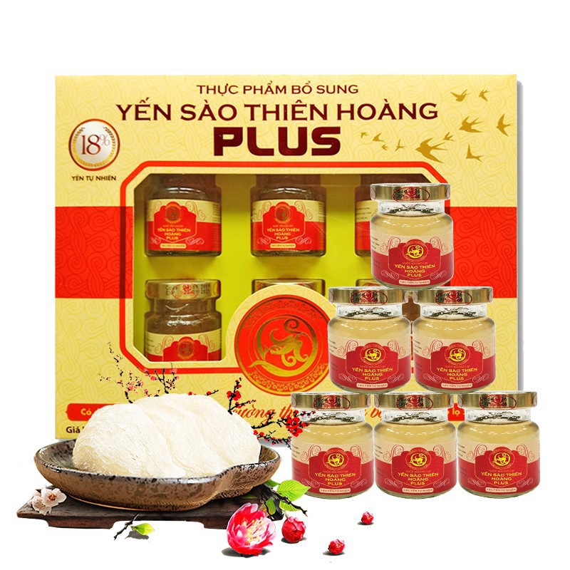 3 Hộp Yến Thiên Hoàng 18% Plus (1 Hộp 6 Lọ X 70ml) | BigBuy360 - bigbuy360.vn