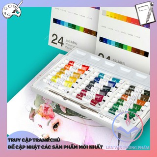 [CÓ SẴN] Set bộ hộp màu nước Touch Mark 12/18/24 màu tuýp lẻ 5ml